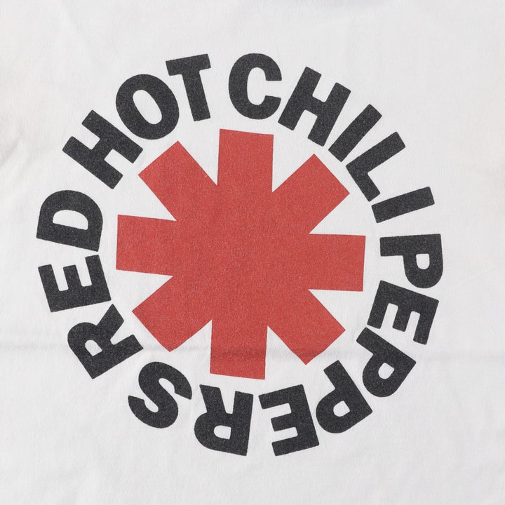 RED HOT CHILI PEPPERS Band Ringer T-Shirt, Men's Size S (approx.) cotton white type Vintage Second Hand