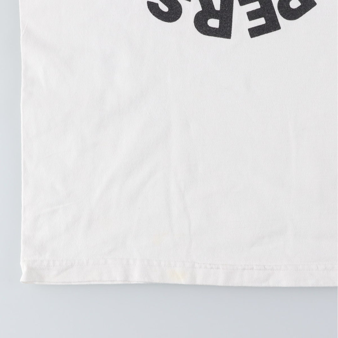 RED HOT CHILI PEPPERS Band Ringer T-Shirt, Men's Size S (approx.) cotton white type Vintage Second Hand