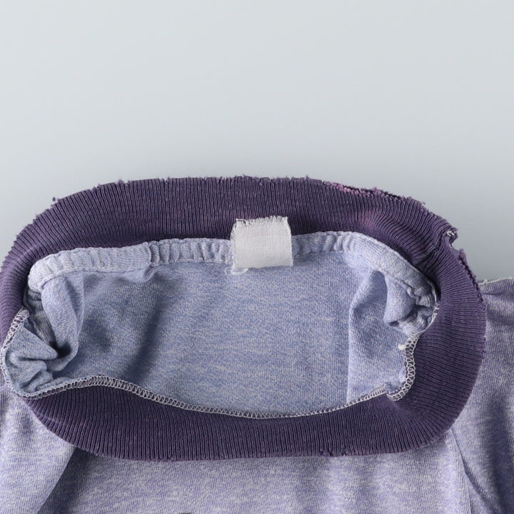 Ringer T-shirt, Men's Size S (approx.), Vintage unclear blue type Vintage Second Hand