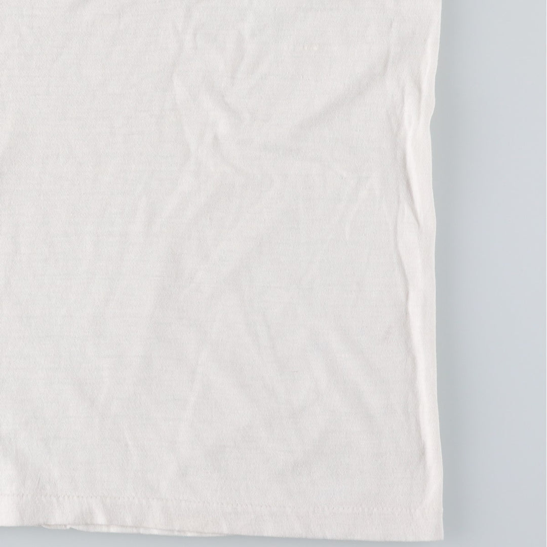 ELVIS COSTELLO Elvis Costello Back Print Band Ringer T-Shirt, Made in USA, Men's Size S (Equivalent), Vintage unclear white type Vintage Second Hand