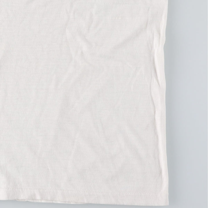 ELVIS COSTELLO Elvis Costello Back Print Band Ringer T-Shirt, Made in USA, Men's Size S (Equivalent), Vintage unclear white type Vintage Second Hand