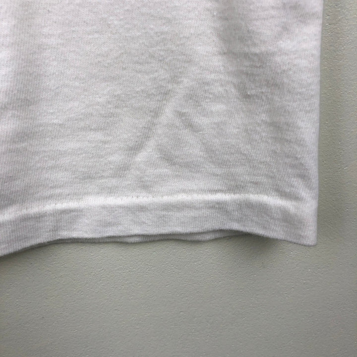 ~90'S Disney EPCOT Five-quarter sleeve ringer t-shirt, men's size XL equivalent, vintage. unclear white type Vintage Second Hand