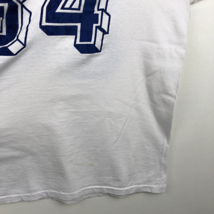 ~90'S Disney EPCOT Five-quarter sleeve ringer t-shirt, men's size XL equivalent, vintage. unclear white type Vintage Second Hand