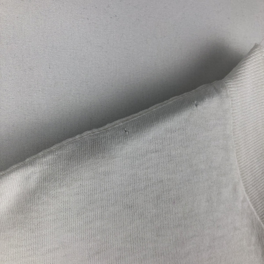 90'S TRADEWINDS Camo Pattern Animal T-Shirt, Made in USA, Men's XL equivalent, Vintage cotton white type Vintage Second Hand