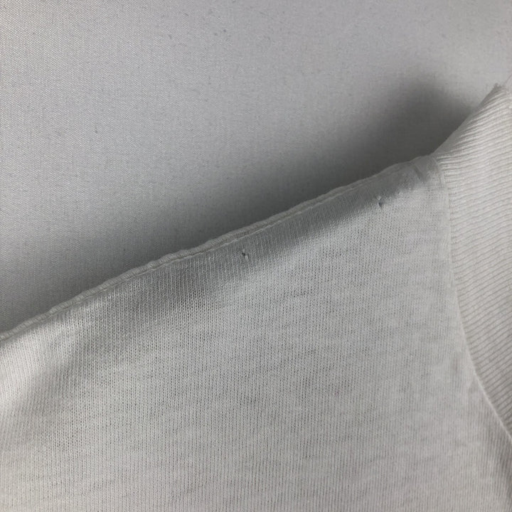 90'S TRADEWINDS Camo Pattern Animal T-Shirt, Made in USA, Men's XL equivalent, Vintage cotton white type Vintage Second Hand