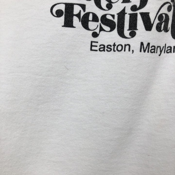 90'S TRADEWINDS Camo Pattern Animal T-Shirt, Made in USA, Men's XL equivalent, Vintage cotton white type Vintage Second Hand