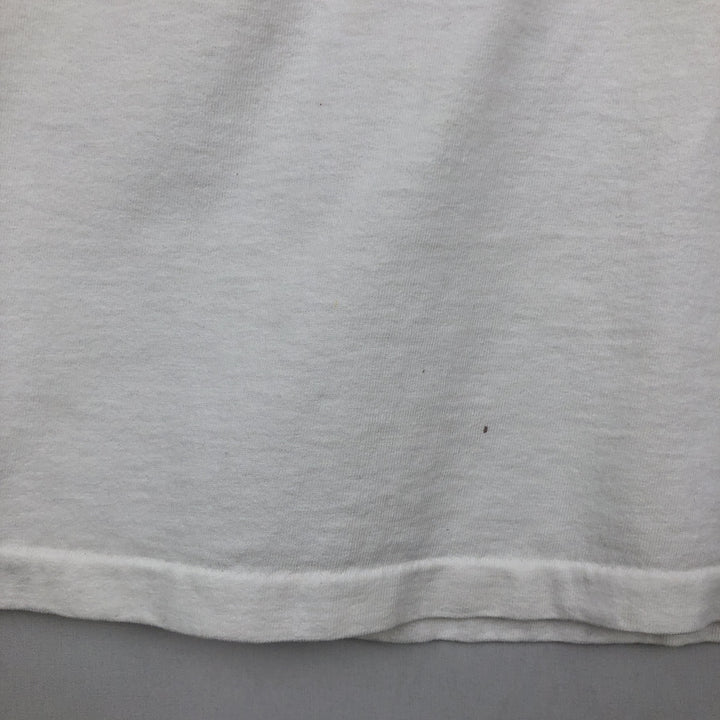 90'S TRADEWINDS Camo Pattern Animal T-Shirt, Made in USA, Men's XL equivalent, Vintage cotton white type Vintage Second Hand
