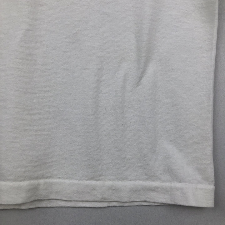 90'S TRADEWINDS Camo Pattern Animal T-Shirt, Made in USA, Men's XL equivalent, Vintage cotton white type Vintage Second Hand