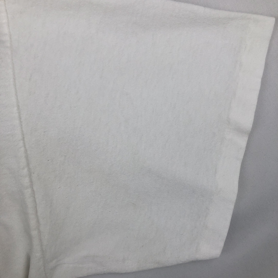 90'S TRADEWINDS Camo Pattern Animal T-Shirt, Made in USA, Men's XL equivalent, Vintage cotton white type Vintage Second Hand