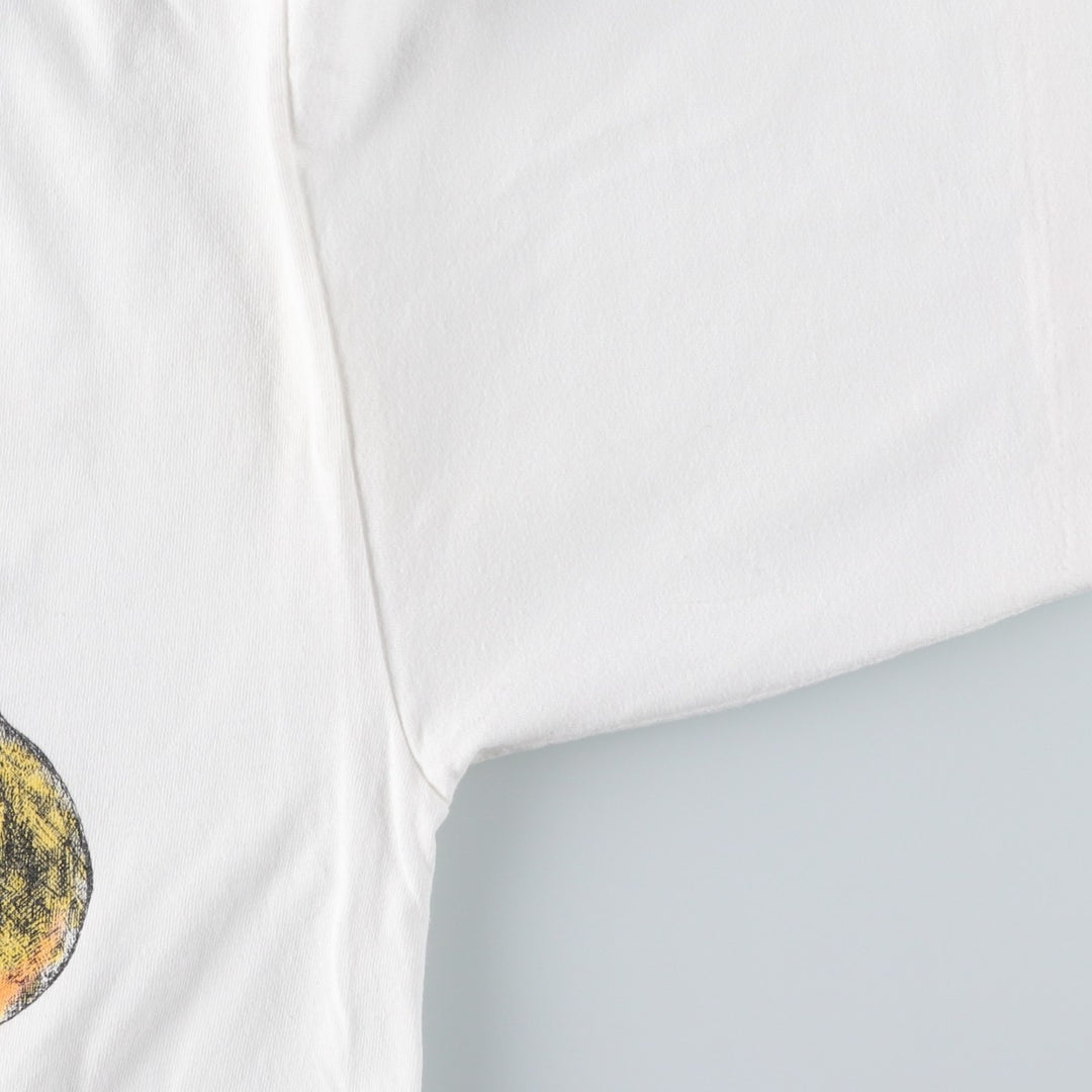 90'S Prints of Tails Camo Pattern Animal T-Shirt, Made in USA, Men's XL equivalent, Vintage cotton white type Vintage Second Hand