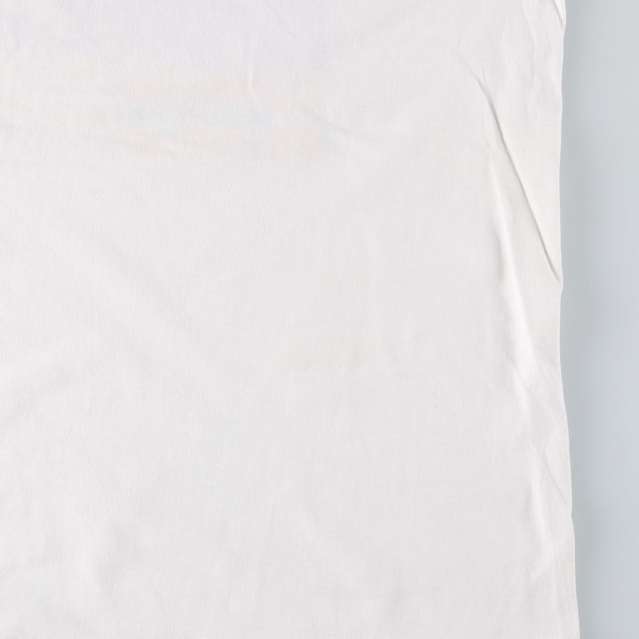 STAFFORD Elephant Pattern Animal T-Shirt, Made in USA, Men's XL (approx.) cotton white type Vintage Second Hand