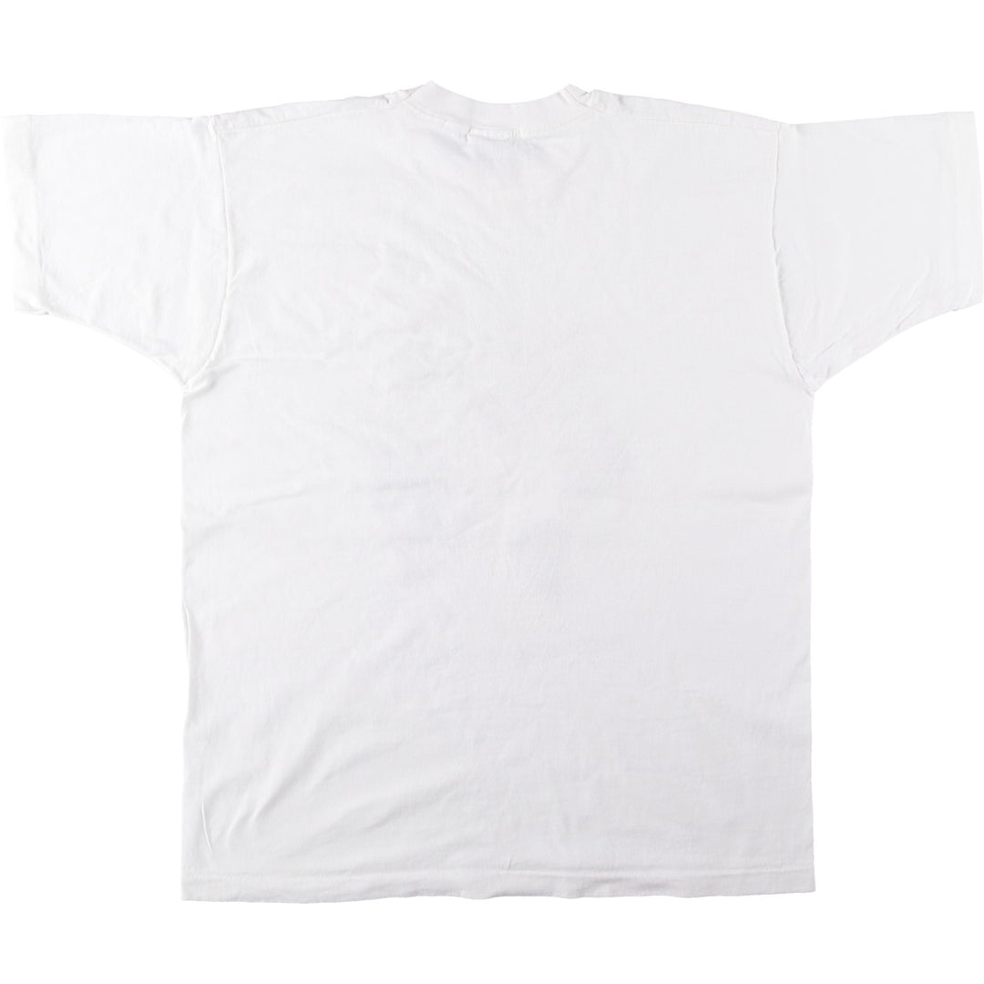 90'S Fruit of the Loom Animal T-Shirt, Made in USA, Men's XL equivalent, Vintage cotton white type Vintage Second Hand