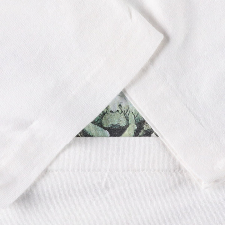 90'S Fruit of the Loom Animal T-Shirt, Made in USA, Men's XL equivalent, Vintage cotton white type Vintage Second Hand