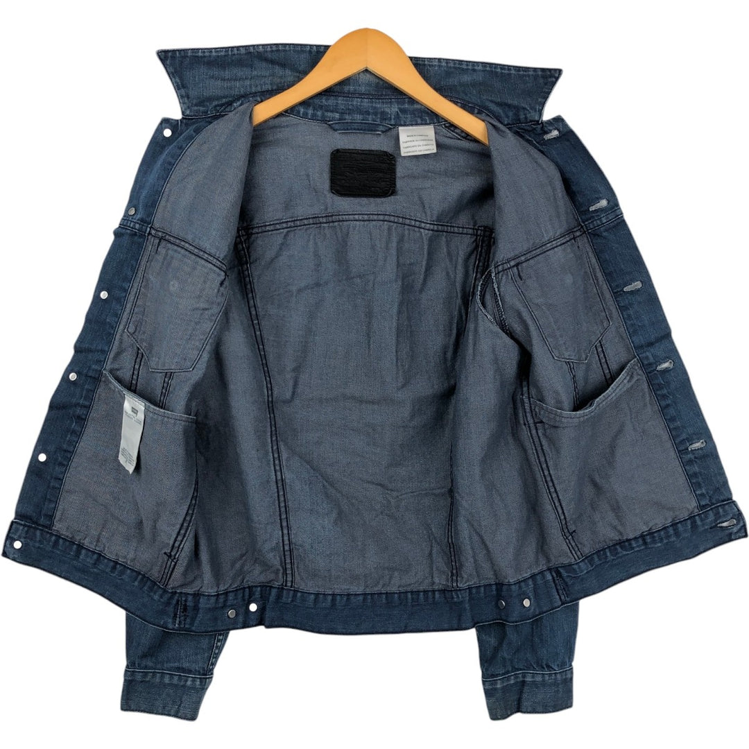 Levi's denim jacket, denim jacket, men's size M cotton blue type Vintage Second Hand