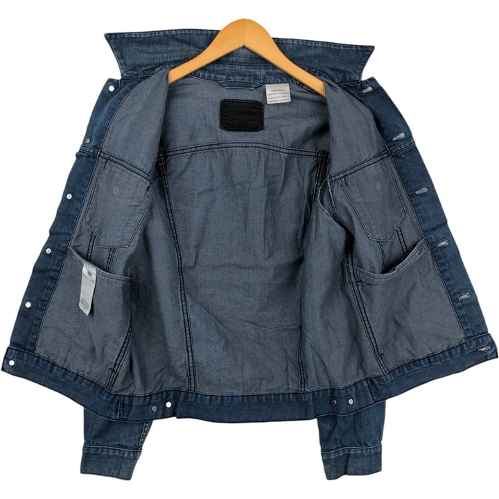 Levi's denim jacket, denim jacket, men's size M cotton blue type Vintage Second Hand