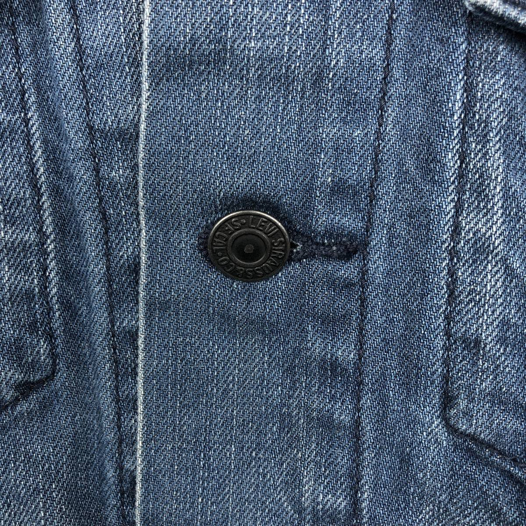 Levi's denim jacket, denim jacket, men's size M cotton blue type Vintage Second Hand