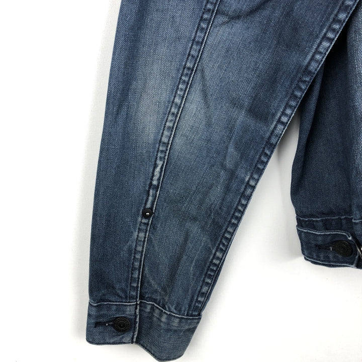 Levi's denim jacket, denim jacket, men's size M cotton blue type Vintage Second Hand