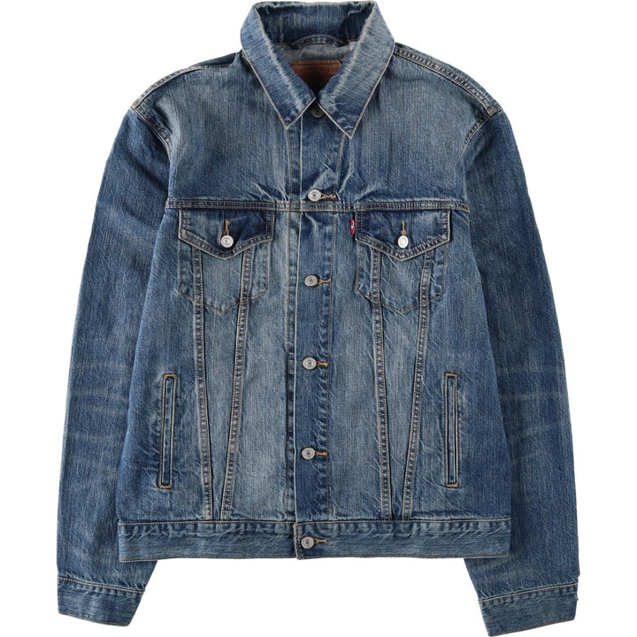 Levi's denim jacket, denim jacket, men's size L cotton blue type Vintage Second Hand