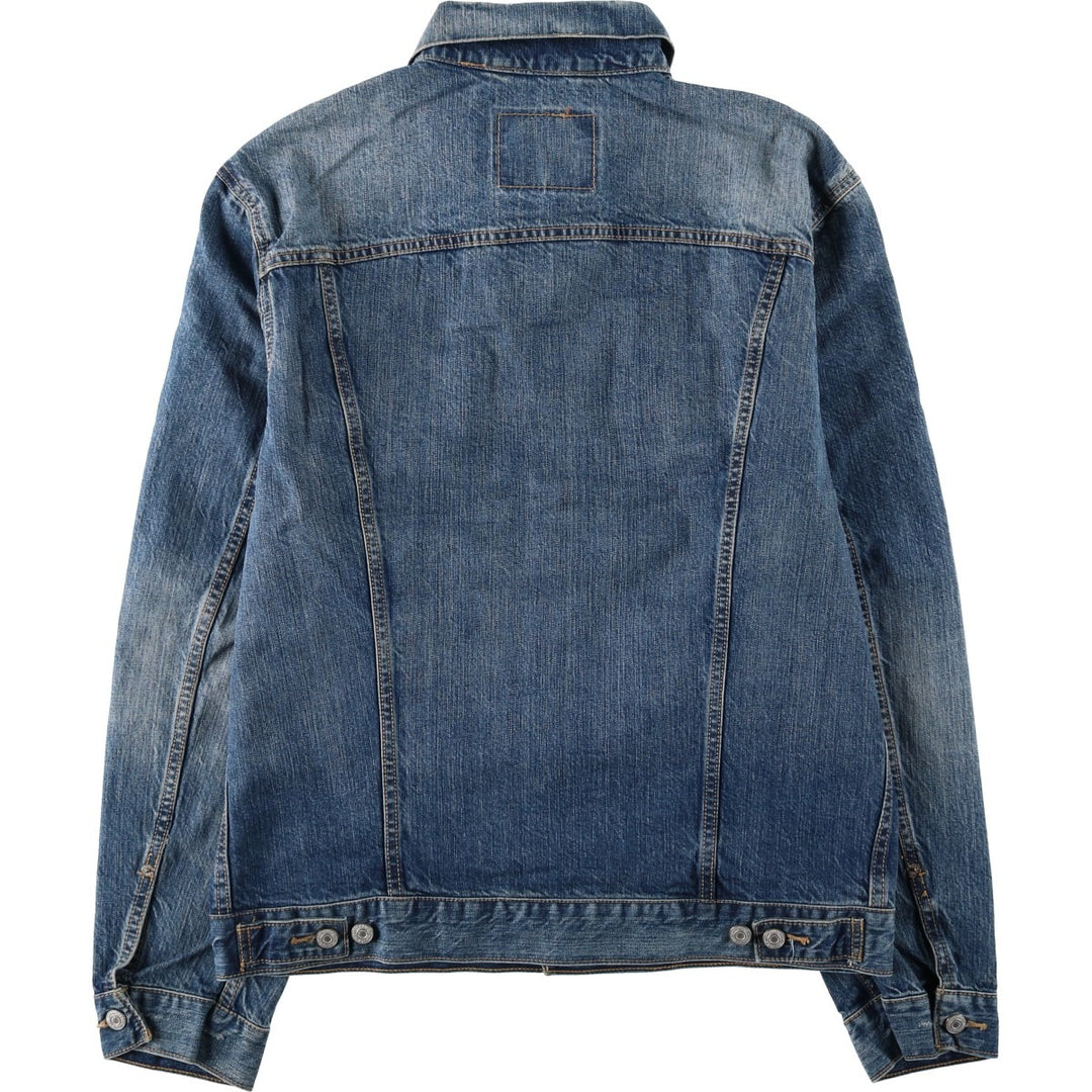 Levi's denim jacket, denim jacket, men's size L cotton blue type Vintage Second Hand