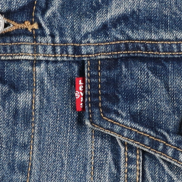 Levi's denim jacket, denim jacket, men's size L cotton blue type Vintage Second Hand