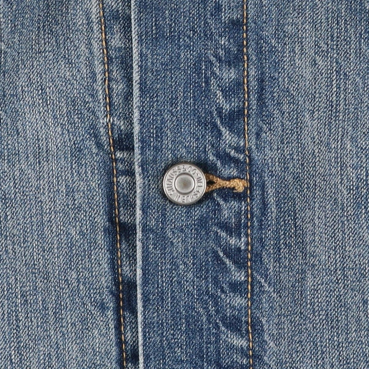 Levi's denim jacket, denim jacket, men's size L cotton blue type Vintage Second Hand