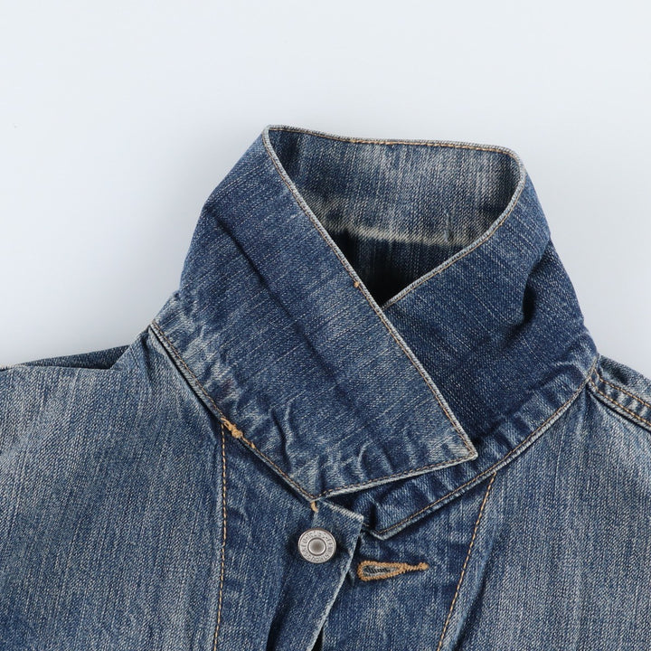 Levi's denim jacket, denim jacket, men's size L cotton blue type Vintage Second Hand