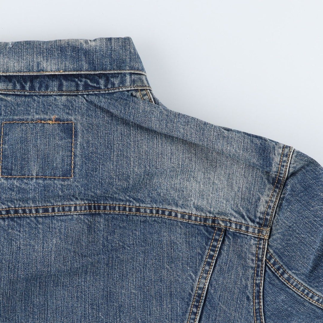 Levi's denim jacket, denim jacket, men's size L cotton blue type Vintage Second Hand