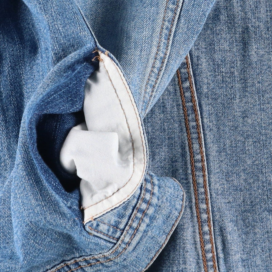 1990'S Calvin Klein Jeans Denim Jacket (Men's Size L equivalent) Vintage cotton blue type Vintage Second Hand
