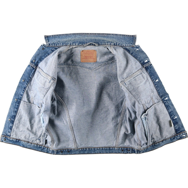 90s-00'S Levi's 75525-4891 Denim Jacket, Made in Canada, Men's Size S (approx.), Vintage. cotton blue type Vintage Second Hand