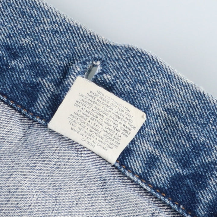 90s-00'S Levi's 75525-4891 Denim Jacket, Made in Canada, Men's Size S (approx.), Vintage. cotton blue type Vintage Second Hand