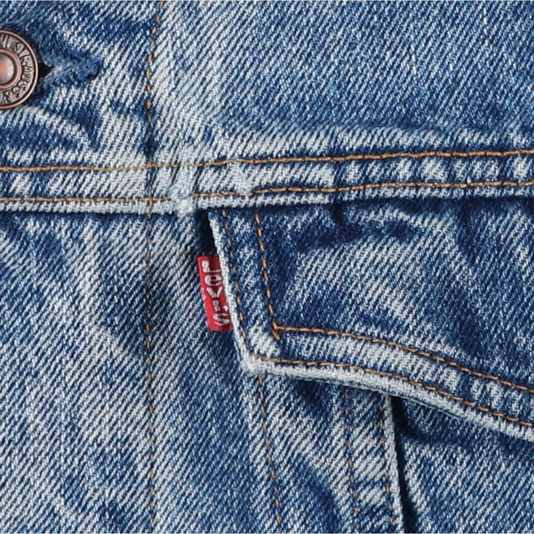 90s-00'S Levi's 75525-4891 Denim Jacket, Made in Canada, Men's Size S (approx.), Vintage. cotton blue type Vintage Second Hand