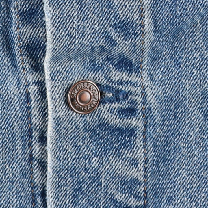 90s-00'S Levi's 75525-4891 Denim Jacket, Made in Canada, Men's Size S (approx.), Vintage. cotton blue type Vintage Second Hand