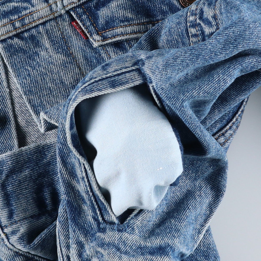 90s-00'S Levi's 75525-4891 Denim Jacket, Made in Canada, Men's Size S (approx.), Vintage. cotton blue type Vintage Second Hand