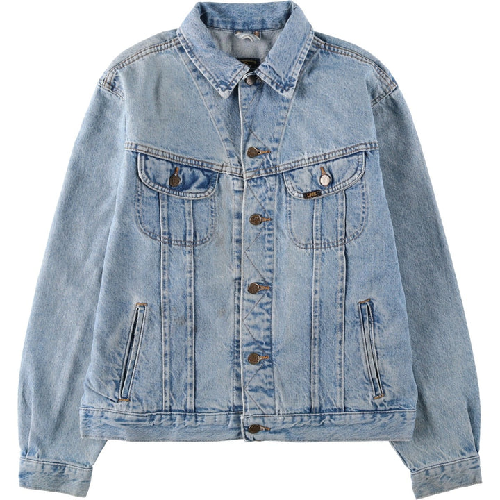Vintage Lee Riders denim jacket from the 1980'S and 1990s, size L, men's size L. cotton blue type Vintage Second Hand
