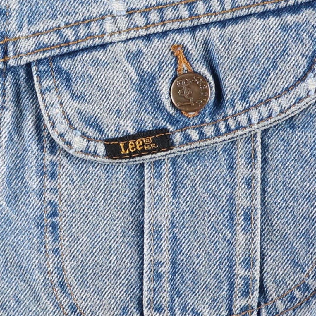 Vintage Lee Riders denim jacket from the 1980'S and 1990s, size L, men's size L. cotton blue type Vintage Second Hand