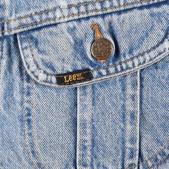 Vintage Lee Riders denim jacket from the 1980'S and 1990s, size L, men's size L. cotton blue type Vintage Second Hand