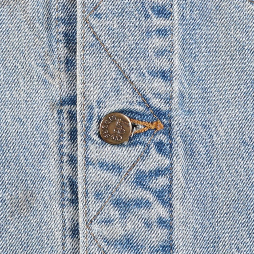 Vintage Lee Riders denim jacket from the 1980'S and 1990s, size L, men's size L. cotton blue type Vintage Second Hand