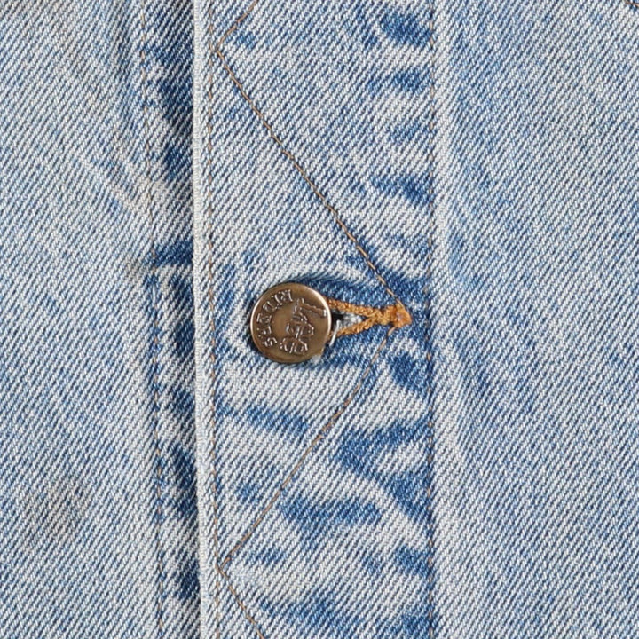 Vintage Lee Riders denim jacket from the 1980'S and 1990s, size L, men's size L. cotton blue type Vintage Second Hand