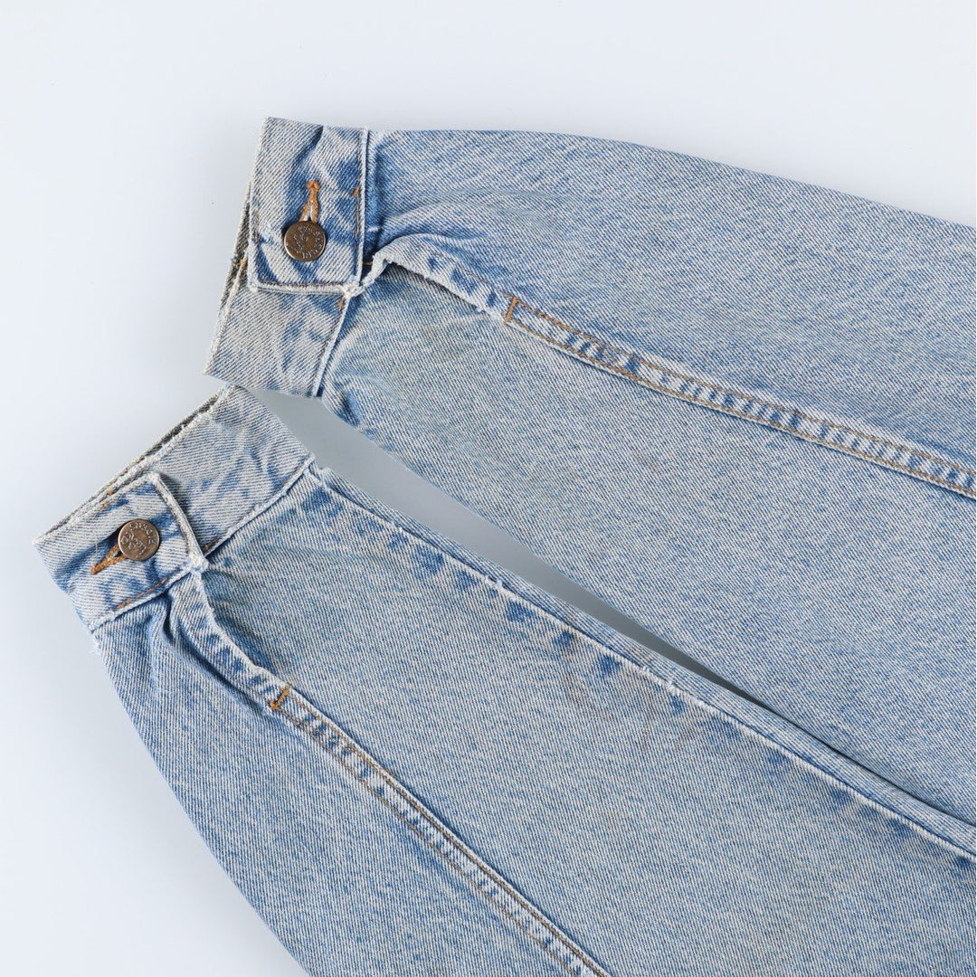 Vintage Lee Riders denim jacket from the 1980'S and 1990s, size L, men's size L. cotton blue type Vintage Second Hand