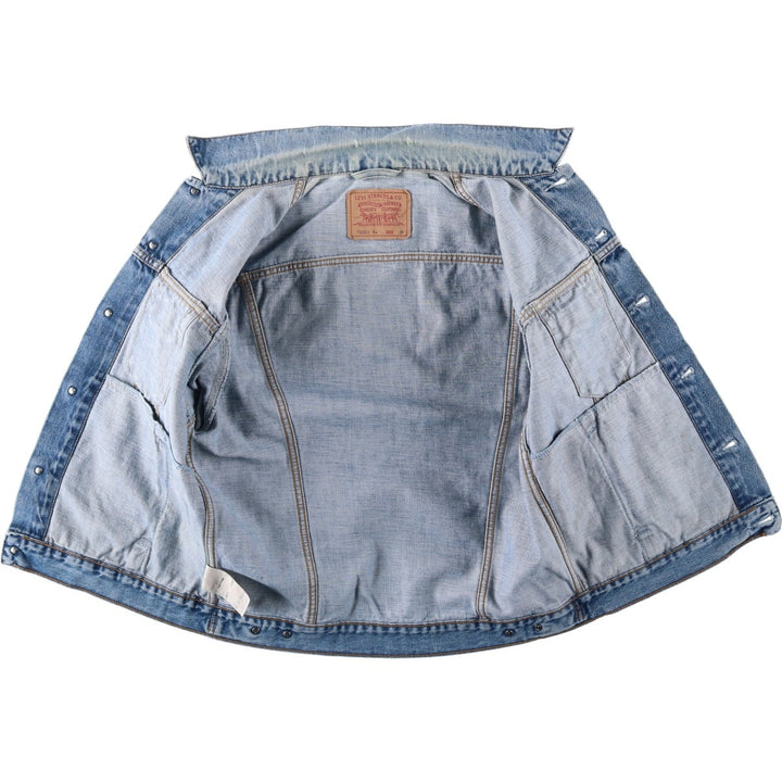 90'S Levi's 70503-0414 Denim Jacket, Men's Size Medium, Vintage cotton blue type Vintage Second Hand