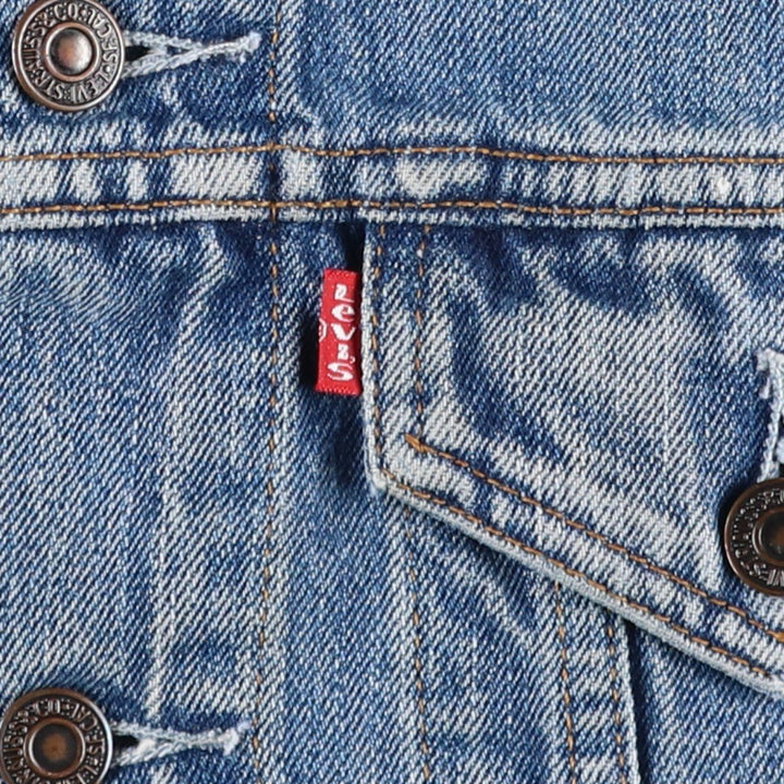 90'S Levi's 70503-0414 Denim Jacket, Men's Size Medium, Vintage cotton blue type Vintage Second Hand