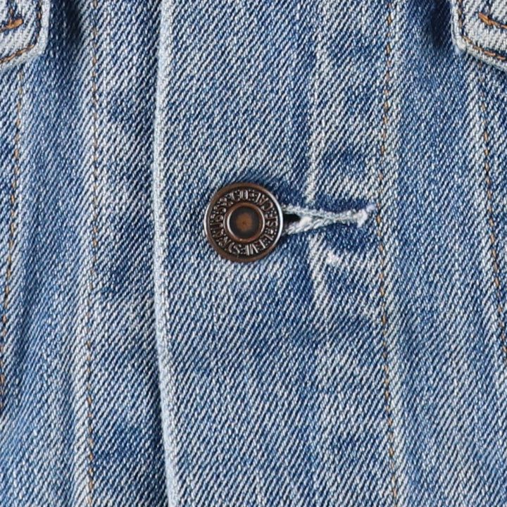 90'S Levi's 70503-0414 Denim Jacket, Men's Size Medium, Vintage cotton blue type Vintage Second Hand