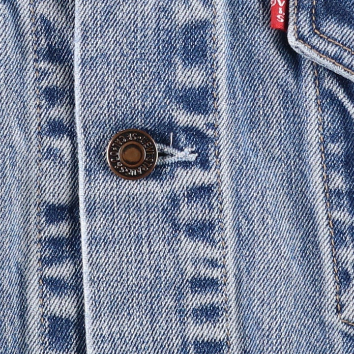 2000'S Levi's 70500-0401 Euro Model Denim Jacket, Men's Size Medium cotton blue type Vintage Second Hand