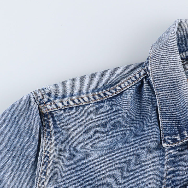 2000'S Levi's 70500-0401 Euro Model Denim Jacket, Men's Size Medium cotton blue type Vintage Second Hand
