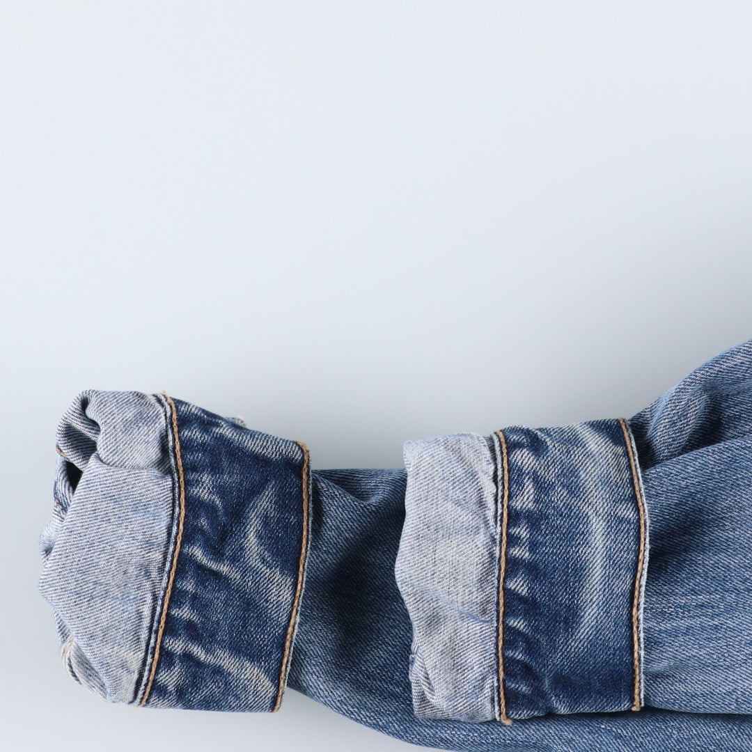 2000'S Levi's 70500-0401 Euro Model Denim Jacket, Men's Size Medium cotton blue type Vintage Second Hand