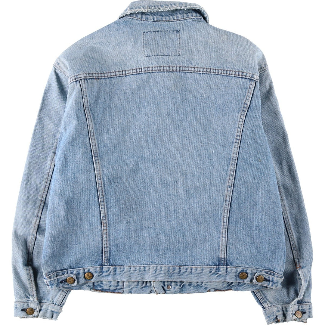 AVIREX denim jacket, men's size L equivalent, vintage. unclear blue type Vintage Second Hand