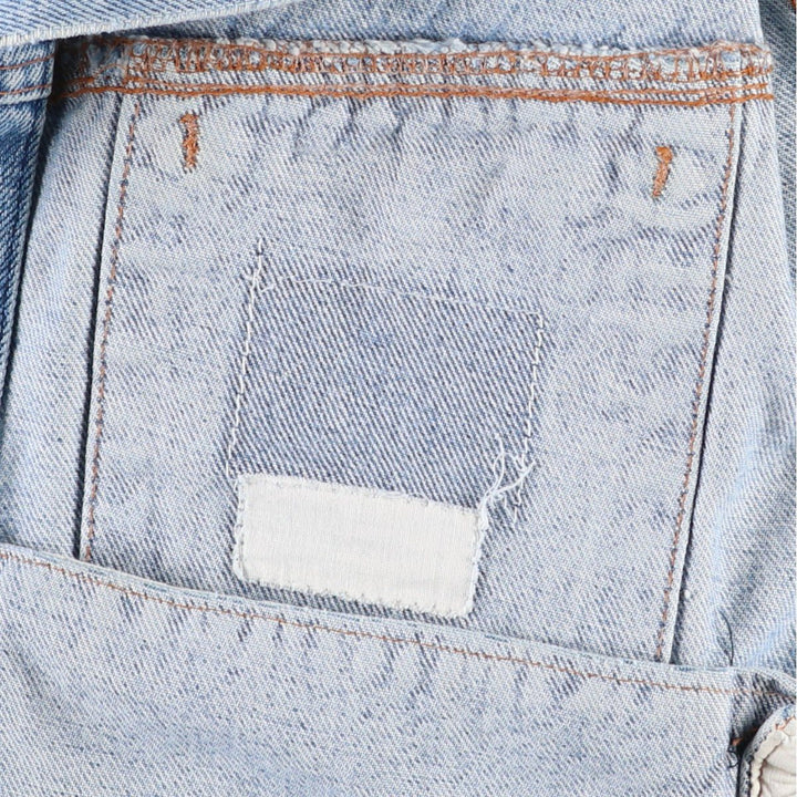 AVIREX denim jacket, men's size L equivalent, vintage. unclear blue type Vintage Second Hand