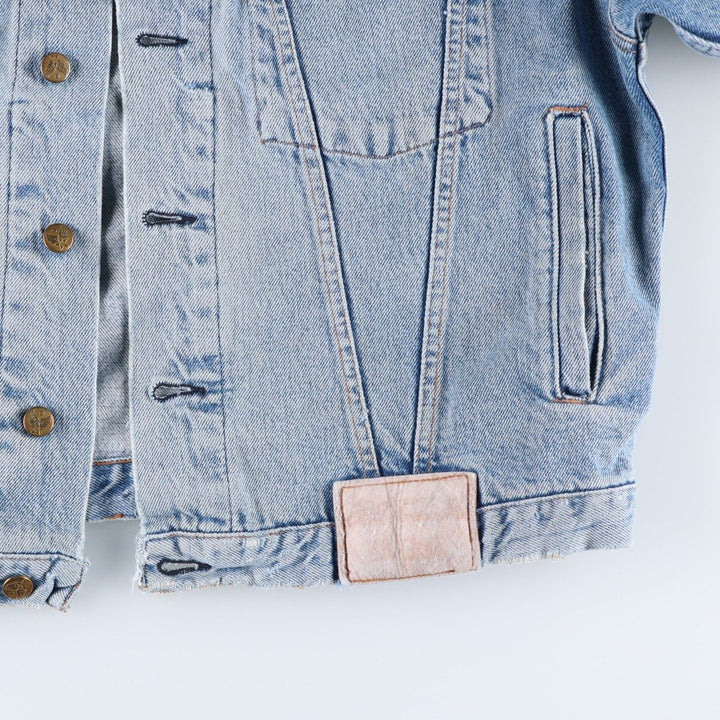 AVIREX denim jacket, men's size L equivalent, vintage. unclear blue type Vintage Second Hand
