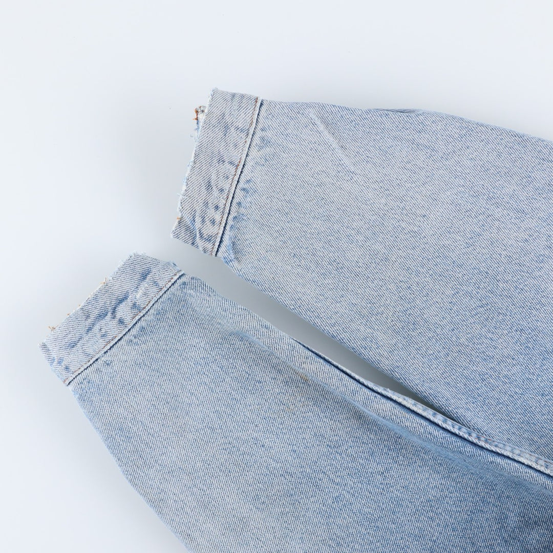 AVIREX denim jacket, men's size L equivalent, vintage. unclear blue type Vintage Second Hand