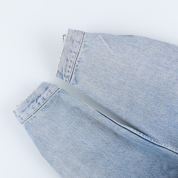 AVIREX denim jacket, men's size L equivalent, vintage. unclear blue type Vintage Second Hand